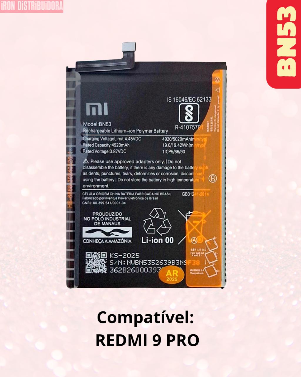 Bateria Xiaomi BN53 (Redmi 9 Pro)