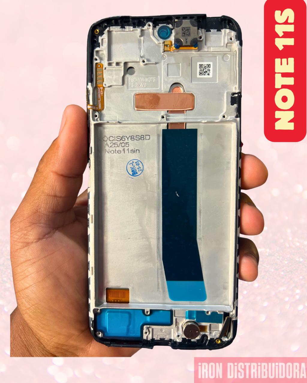 Display Xiaomi Note 11S com aro