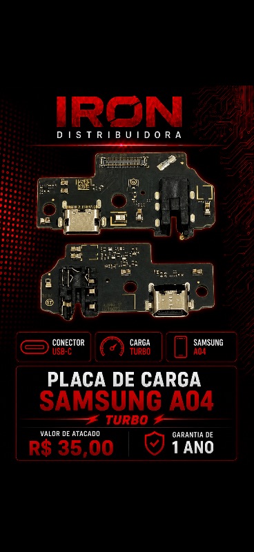 Placa de Carga Samsung A04