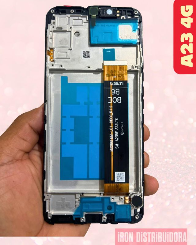 Display Samsung A23 4G com aro