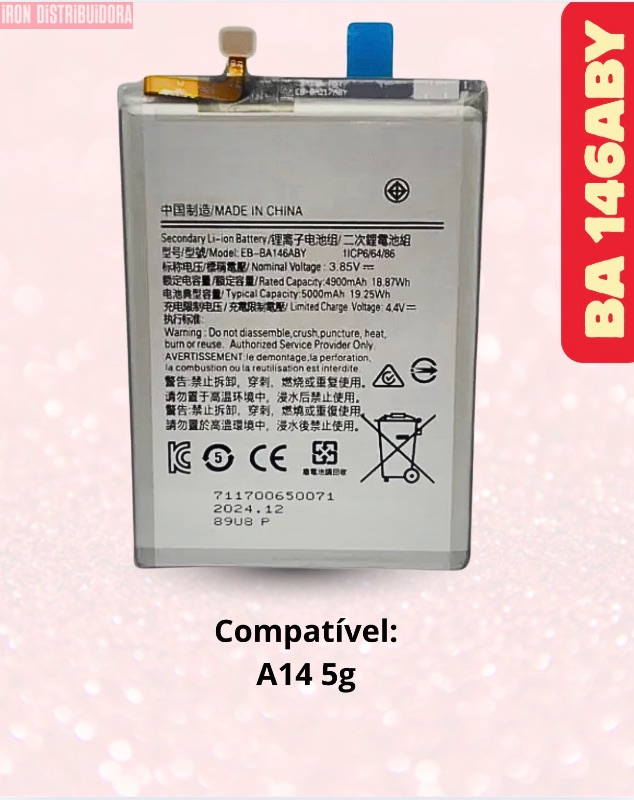 BATERIA SAMSUNG BA146aby (A14 5G)