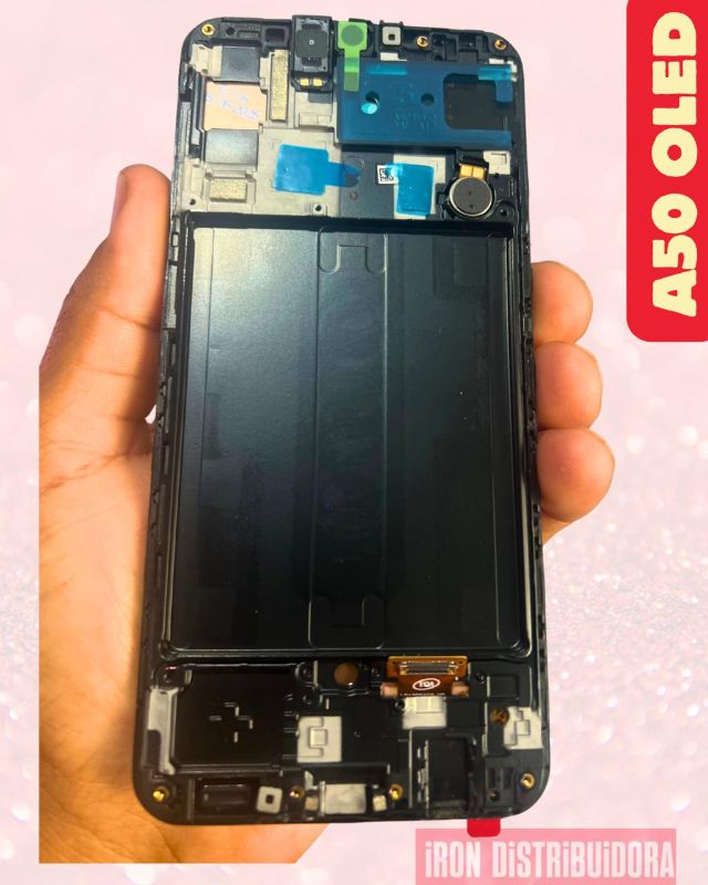 Display Samsung A30/A50 Gold OLED com aro