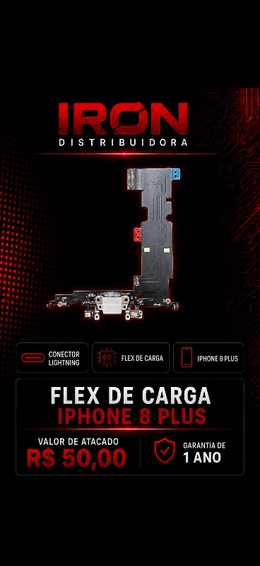 FLEX DE CARGA IPHONE 8PLUS