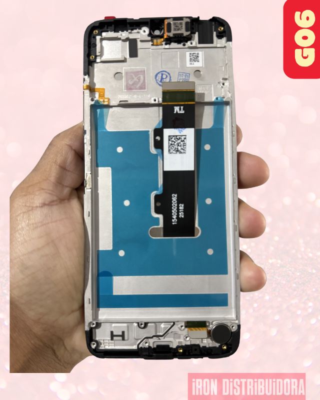 Display Motorola G06 com aro