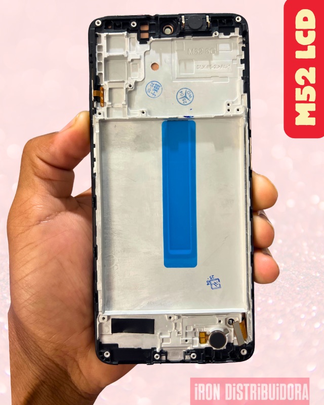 Display Samsung M52 Incell com aro