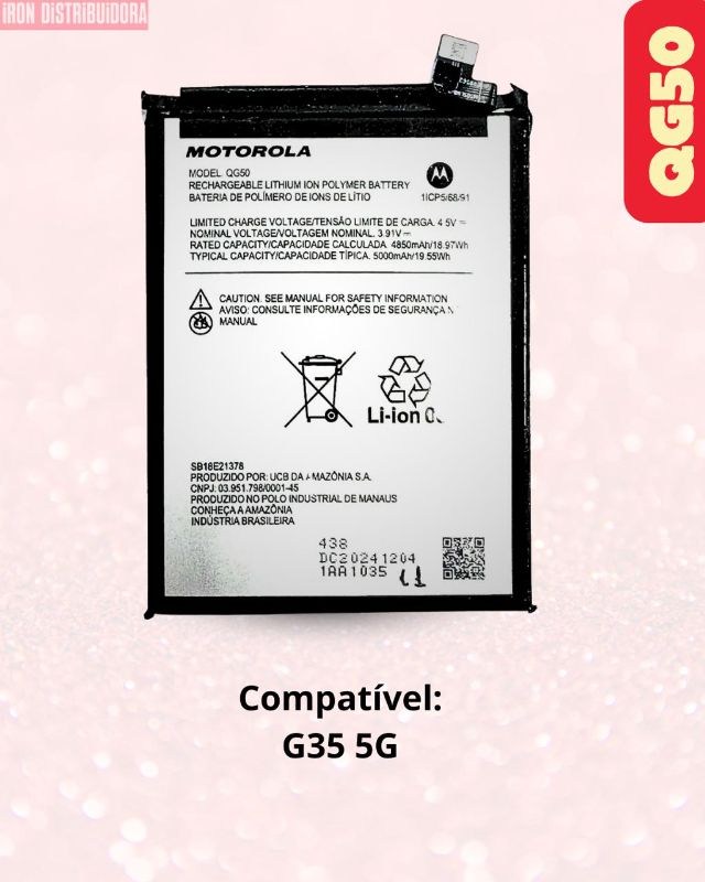 Bateria Motorola QG50 (G35 5G)