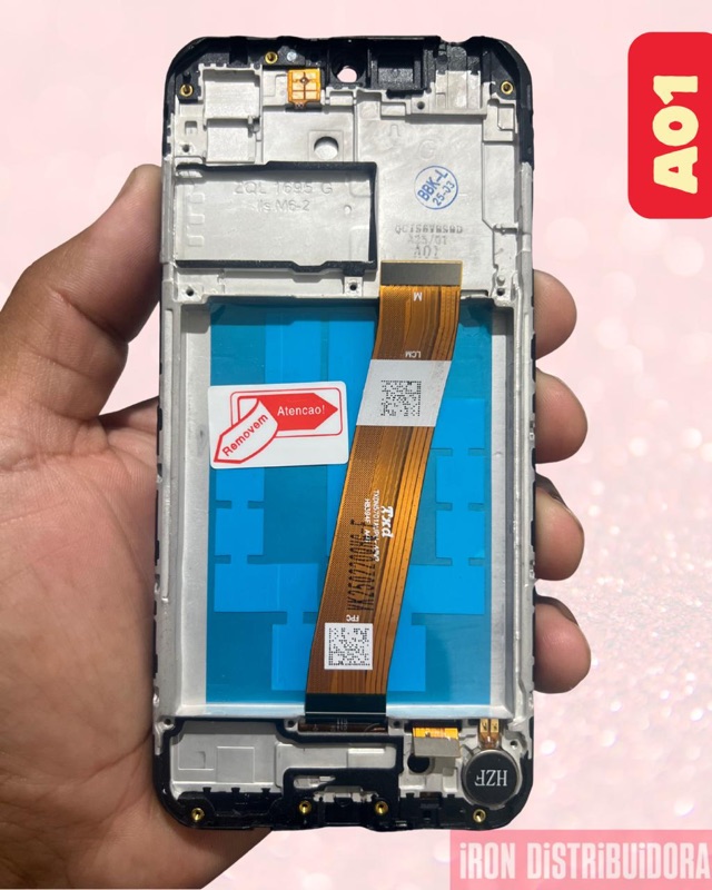 DISPLAY SAMSUNG A01 NACIONAL COM ARO