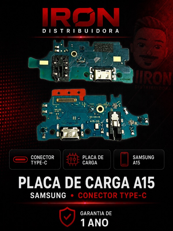 Placa de Carga Samsung A15
