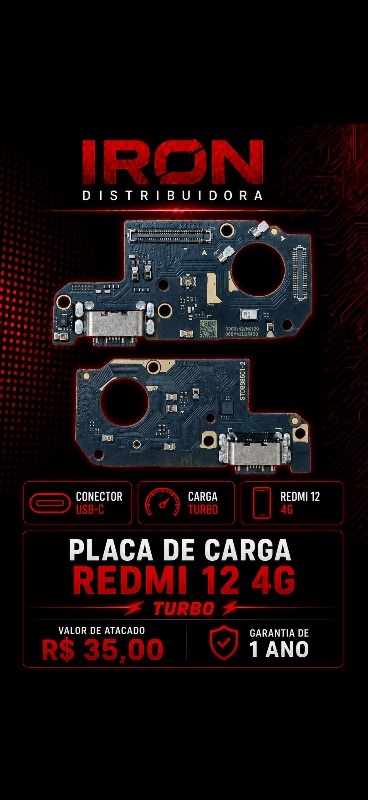 Placa de Carga Xiaomi Note 12 4G