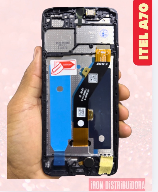 DISPLAY REALME ITEL A70 NACIONAL COM ARO