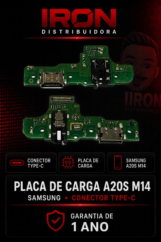 Placa de Carga Samsung A20S (M14)
