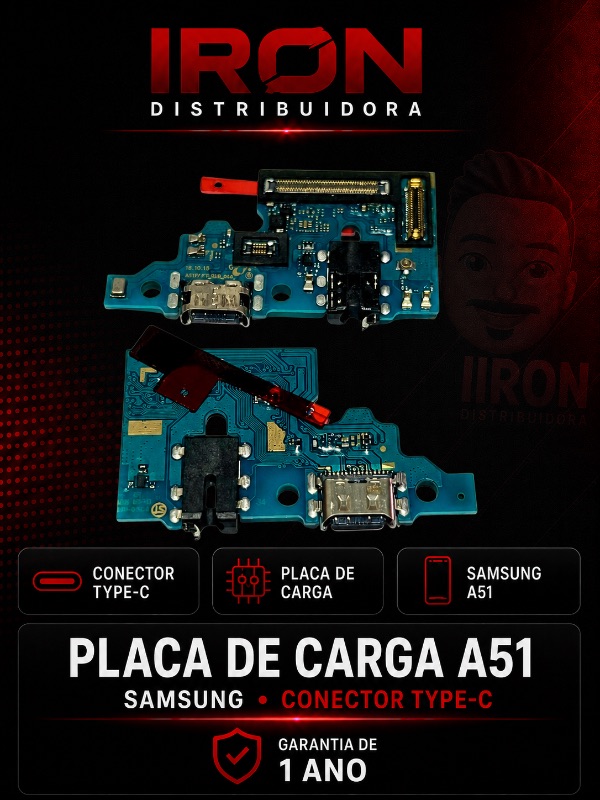 Placa de Carga Samsung A51