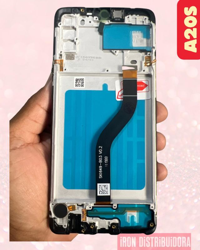 Display Samsung A20S Nacional com aro