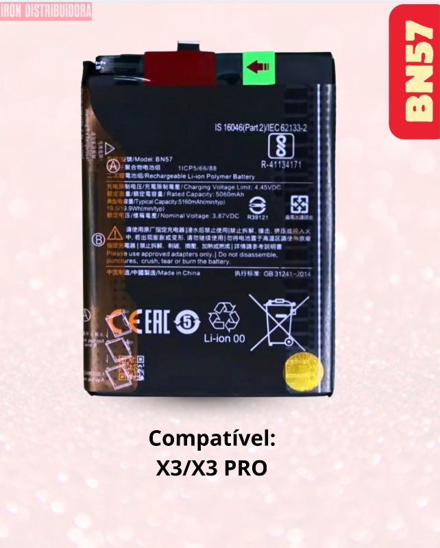 BATERIA XIAOMI BN57 (X3/X3 PRO)