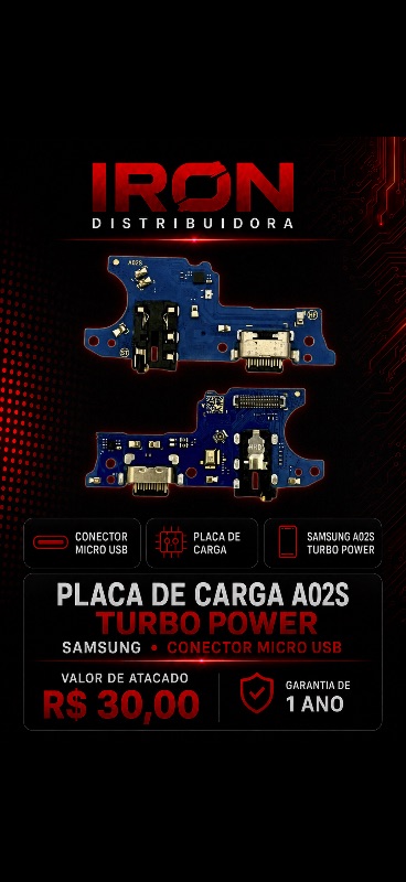 Placa de Carga Samsung A02S