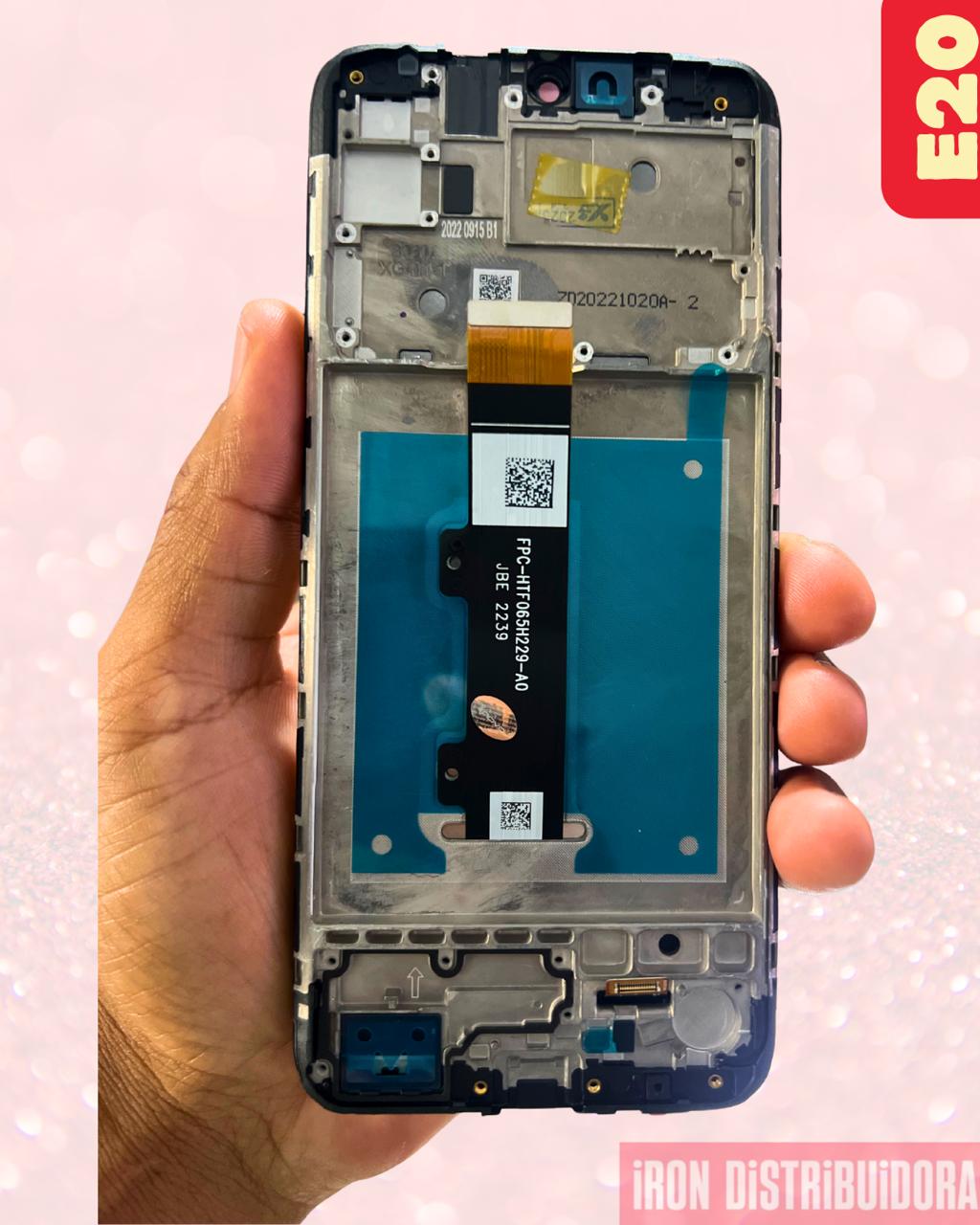 Display Motorola E20 com aro