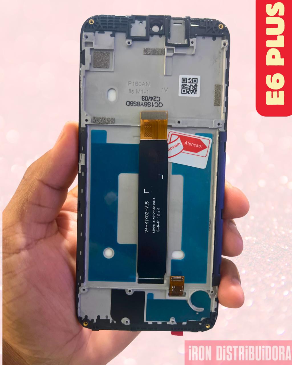 Display Motorola E6 Plus com aro