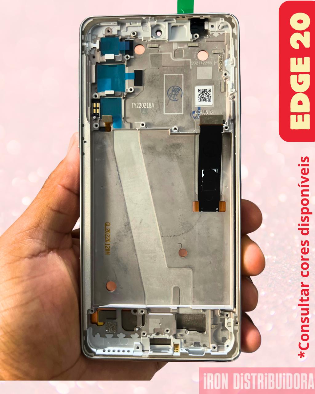 Display Motorola Edge 20/Edge 20 Pro/Edge 30 Pro sem aro
