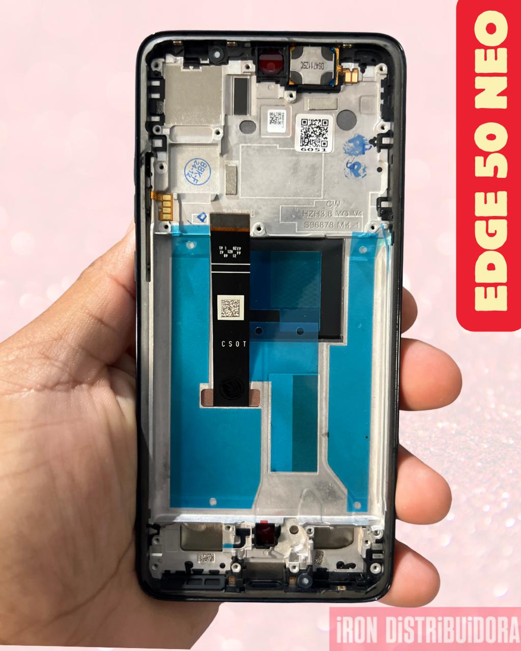 Display Motorola Edge 50 Neo com aro
