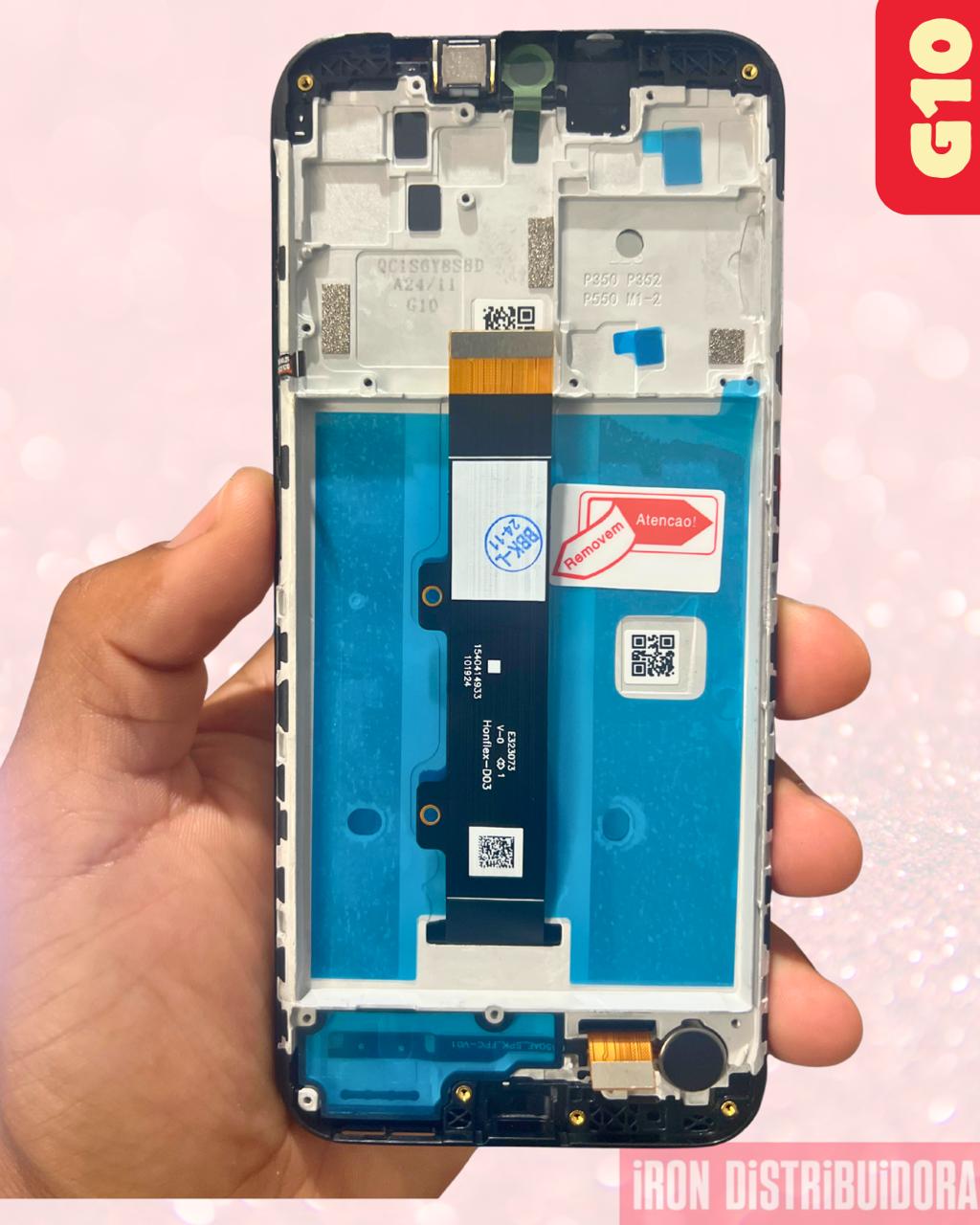 Display Motorola G10/G20/G30 com aro