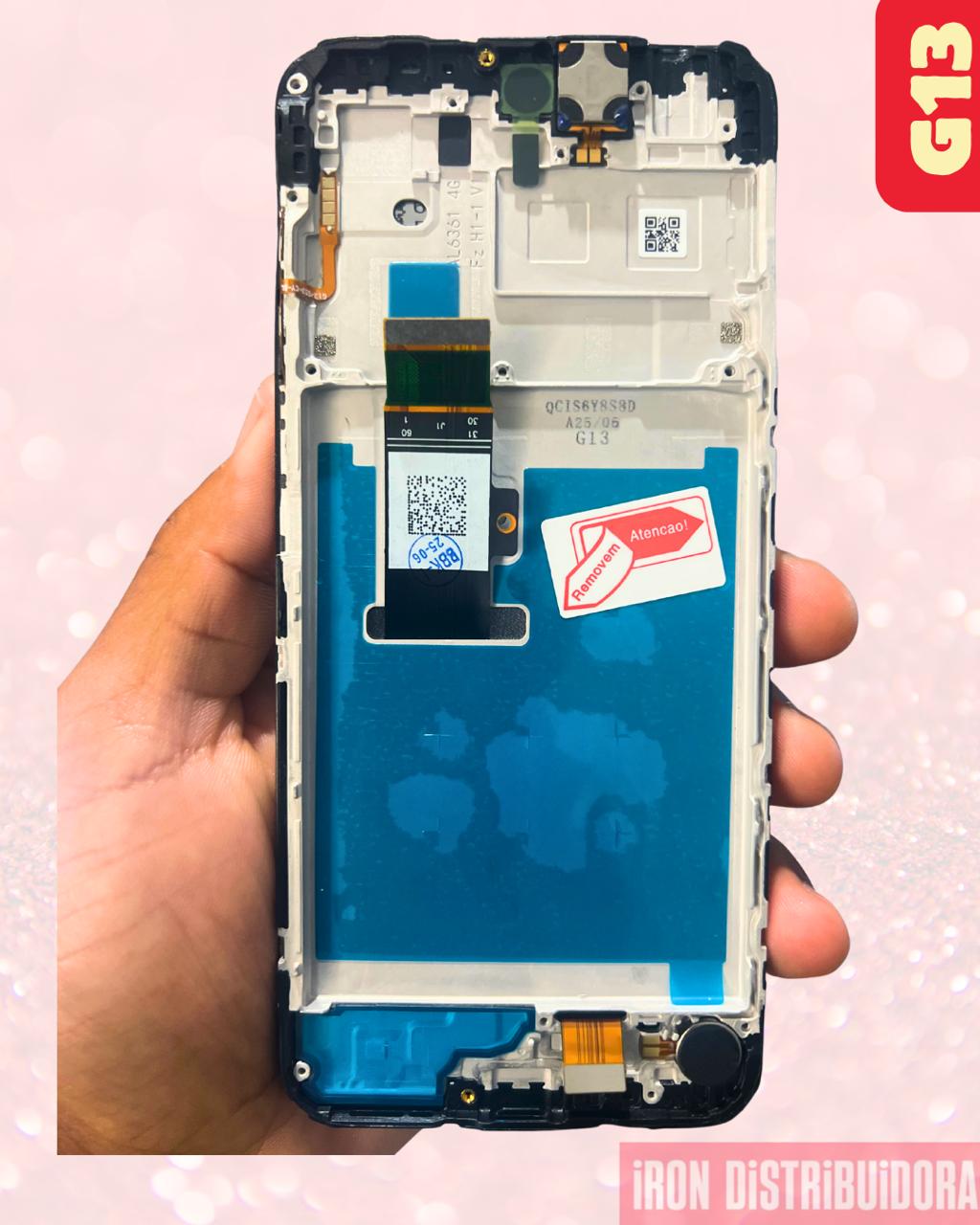 Display Motorola G13/G23 com aro