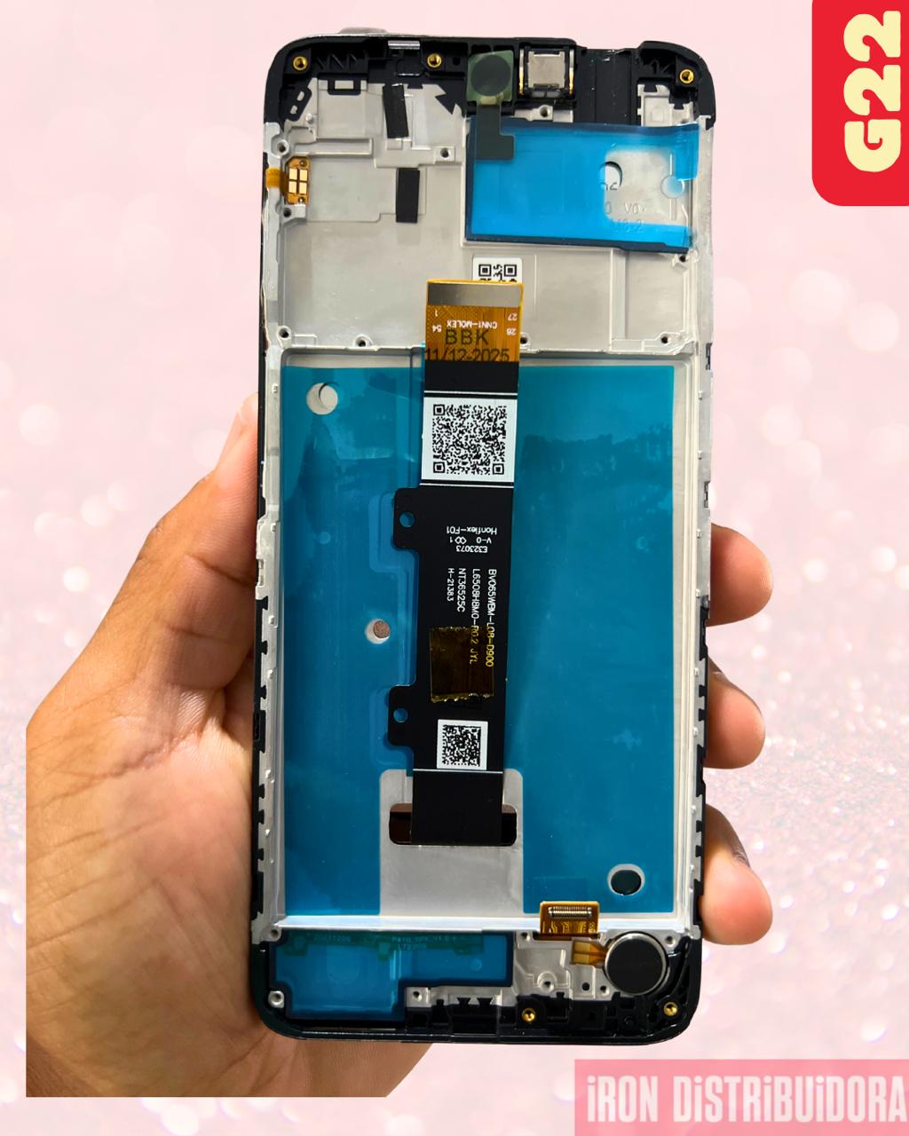 Display Motorola G22 com aro