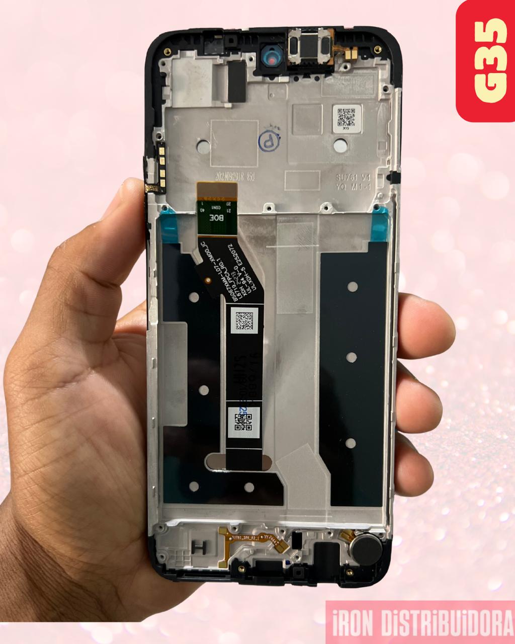 Display Motorola G35 com aro