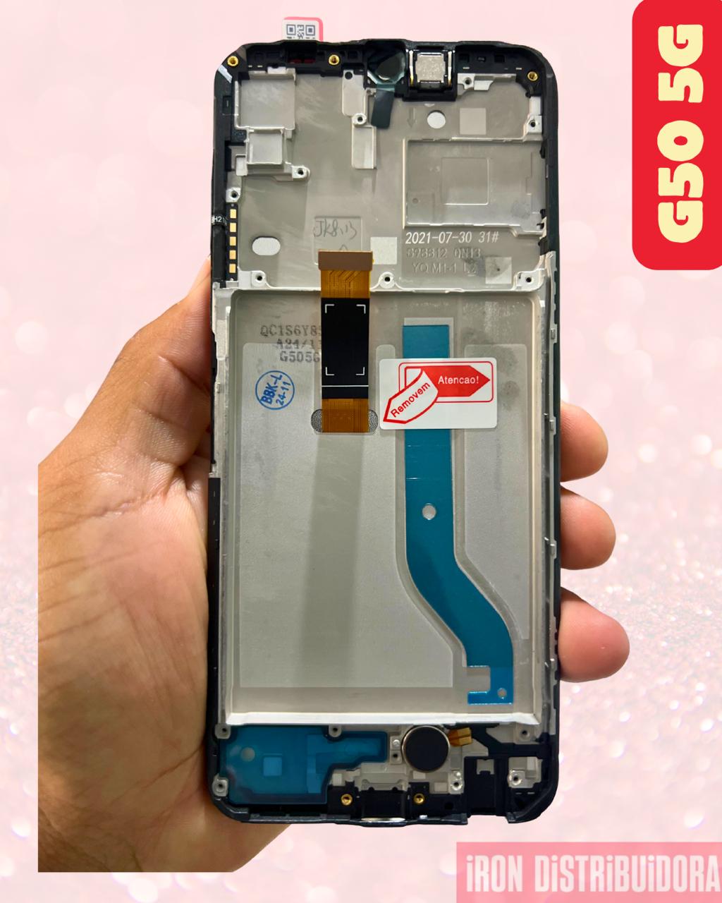 Display Motorola G50 com aro