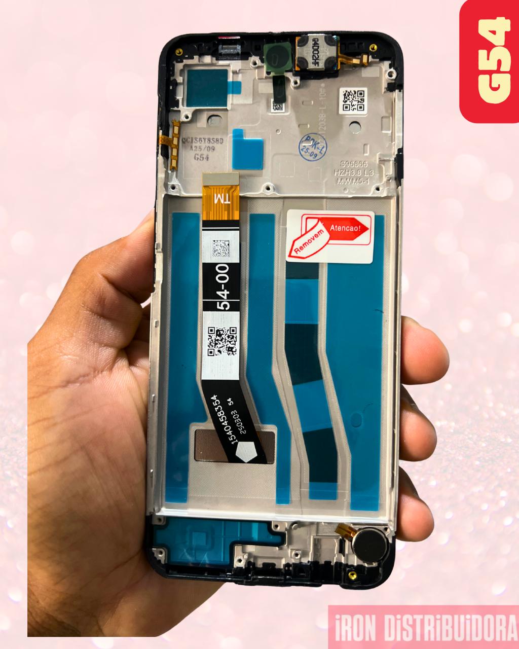 Display Motorola G54 com aro