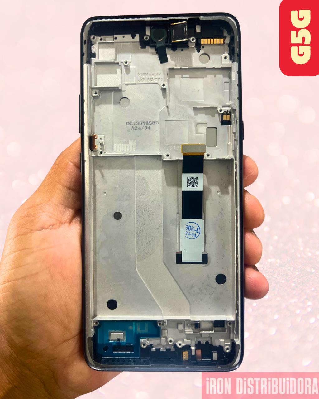 Display Motorola G 5G com aro