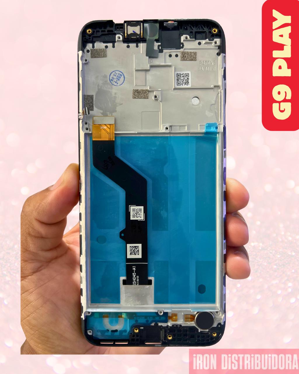 Display Motorola G9 Play/E7 Plus com aro