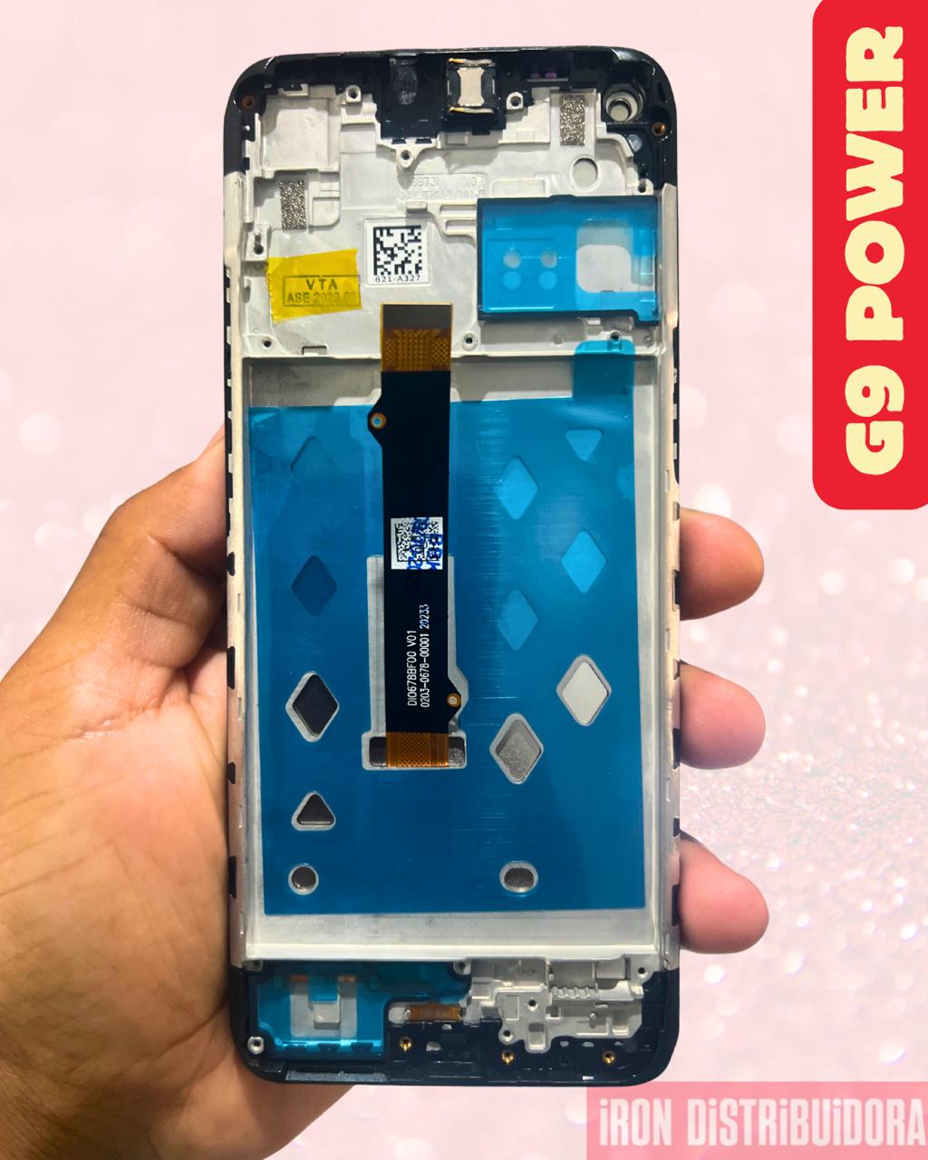 Display Motorola G9 Power com aro