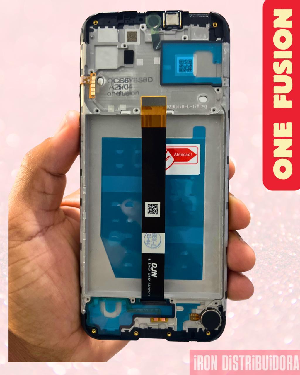 Display Motorola Moto One Fusion com aro